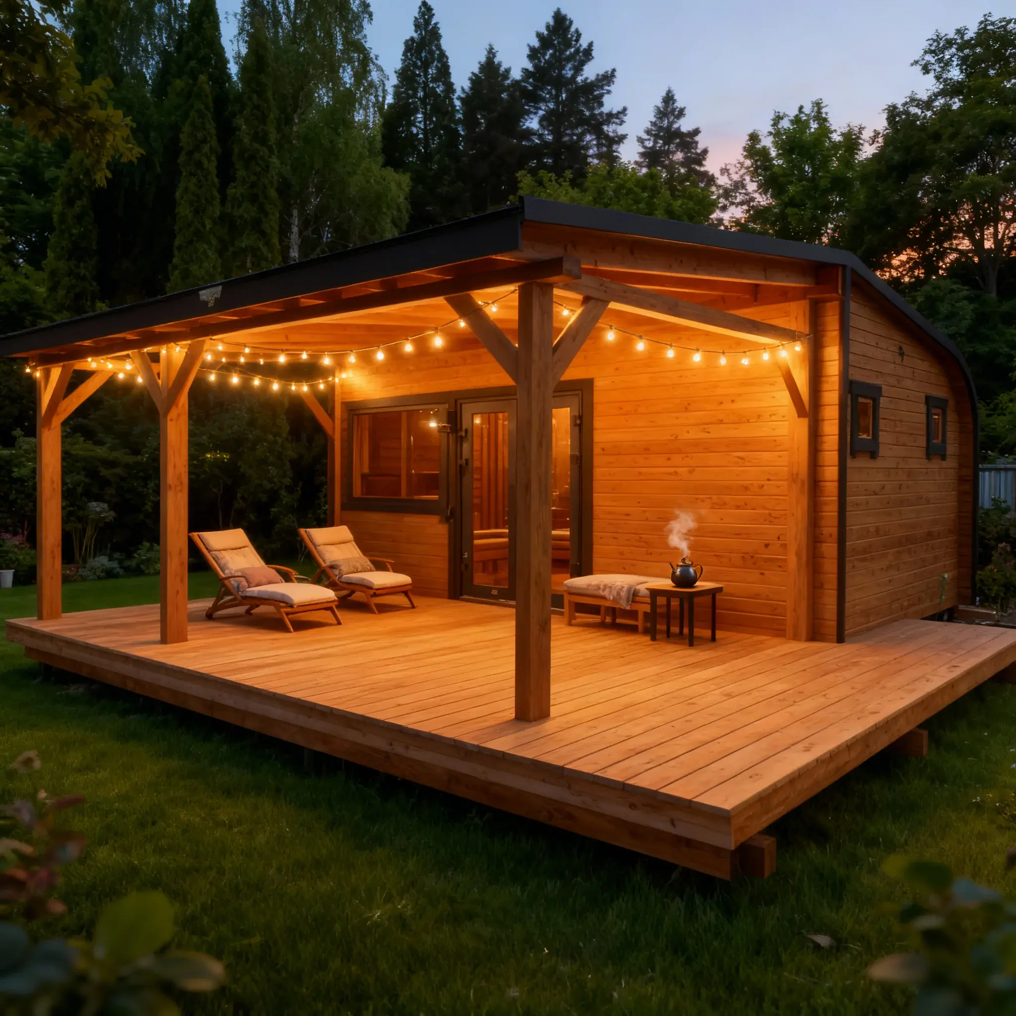 Терраса — настил термопланкен